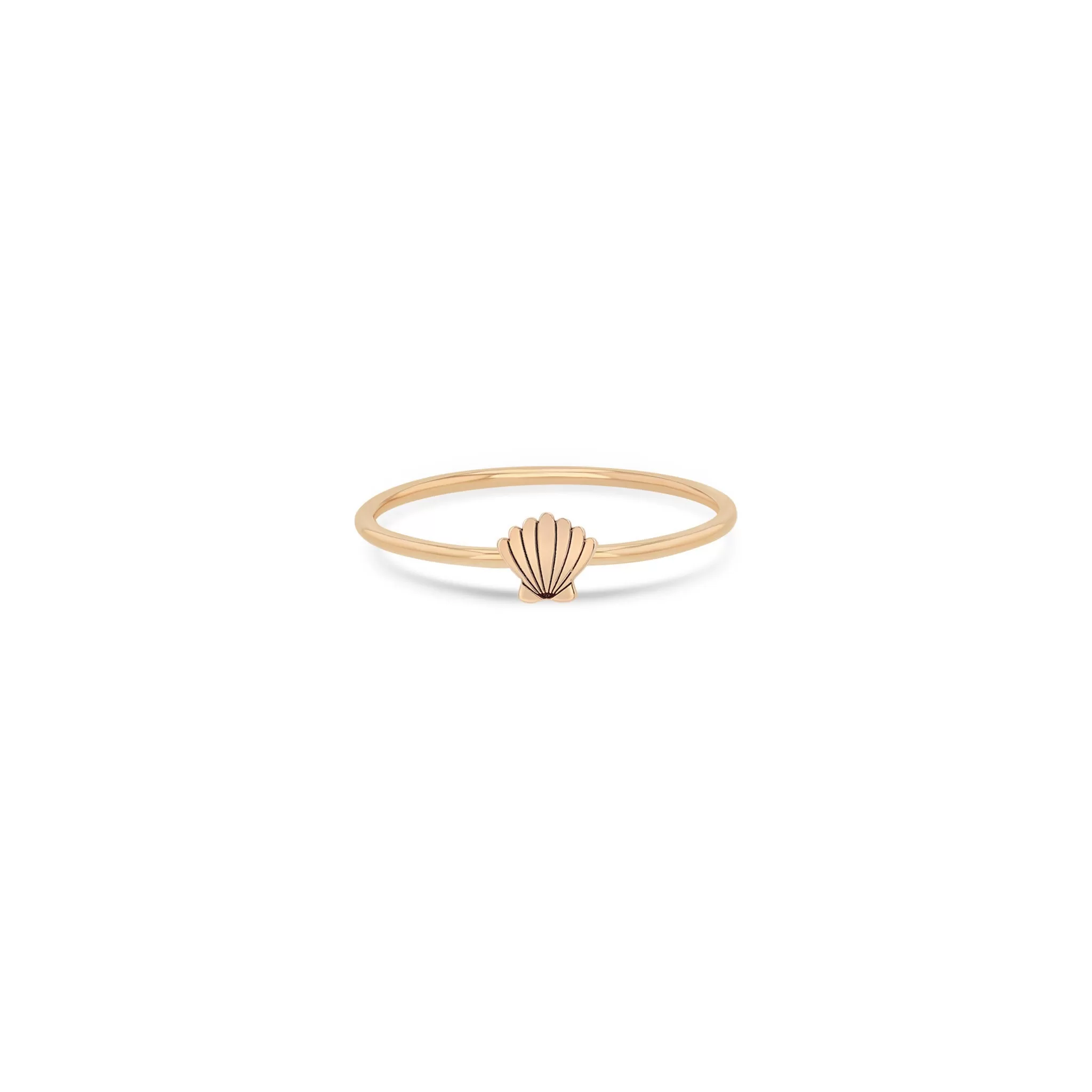 14k Itty Bitty Seashell Ring