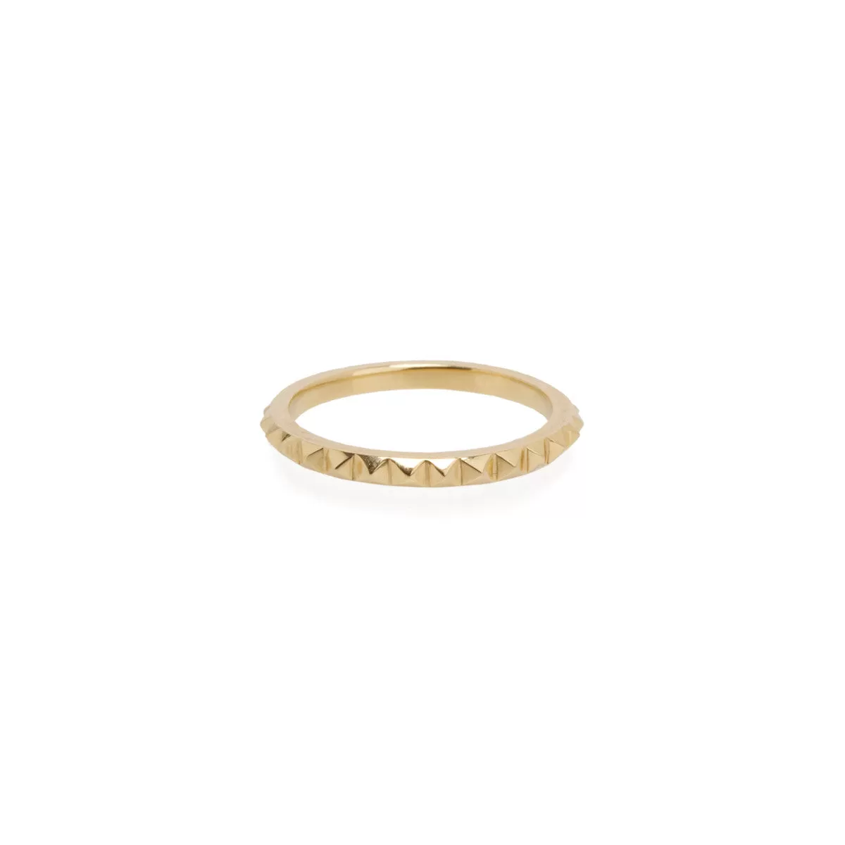 14k Tiny Spikes Eternity Ring