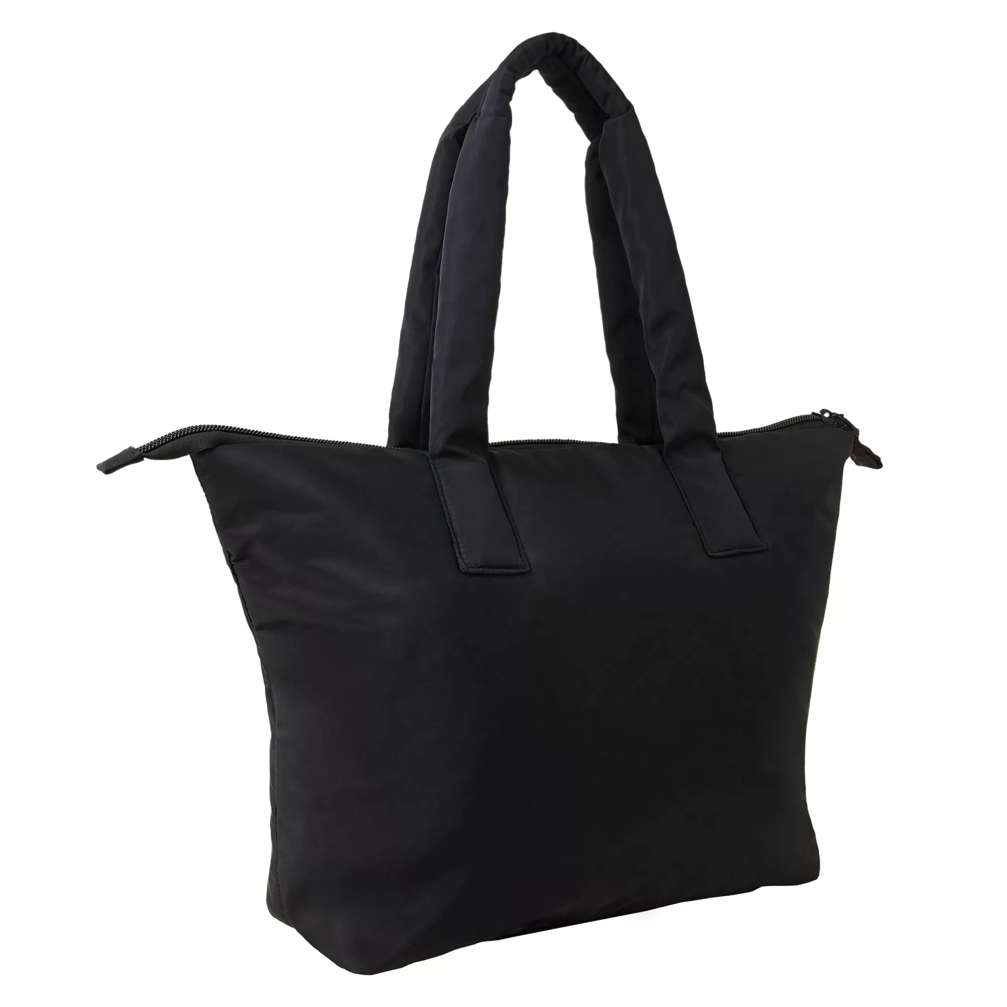 Accessorize London Women's Black Tote Bag In Recycled Polyester