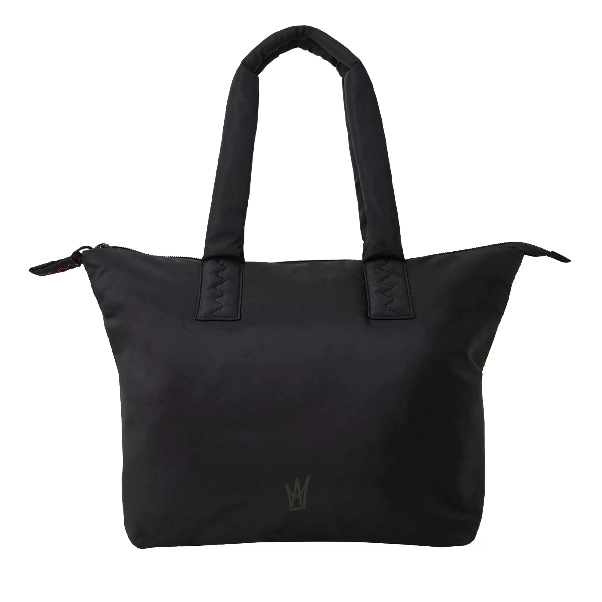 Accessorize London Women's Black Tote Bag In Recycled Polyester