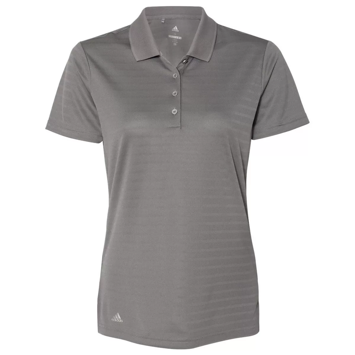 adidas Golf Women's Ash Shadow Stripe Sport Shirt