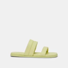 ADORE SANDALS LEMON CREAM LEATHER