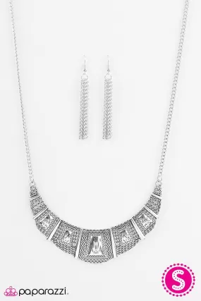 Adventure Queen Silver Necklace - Paparazzi Accessories