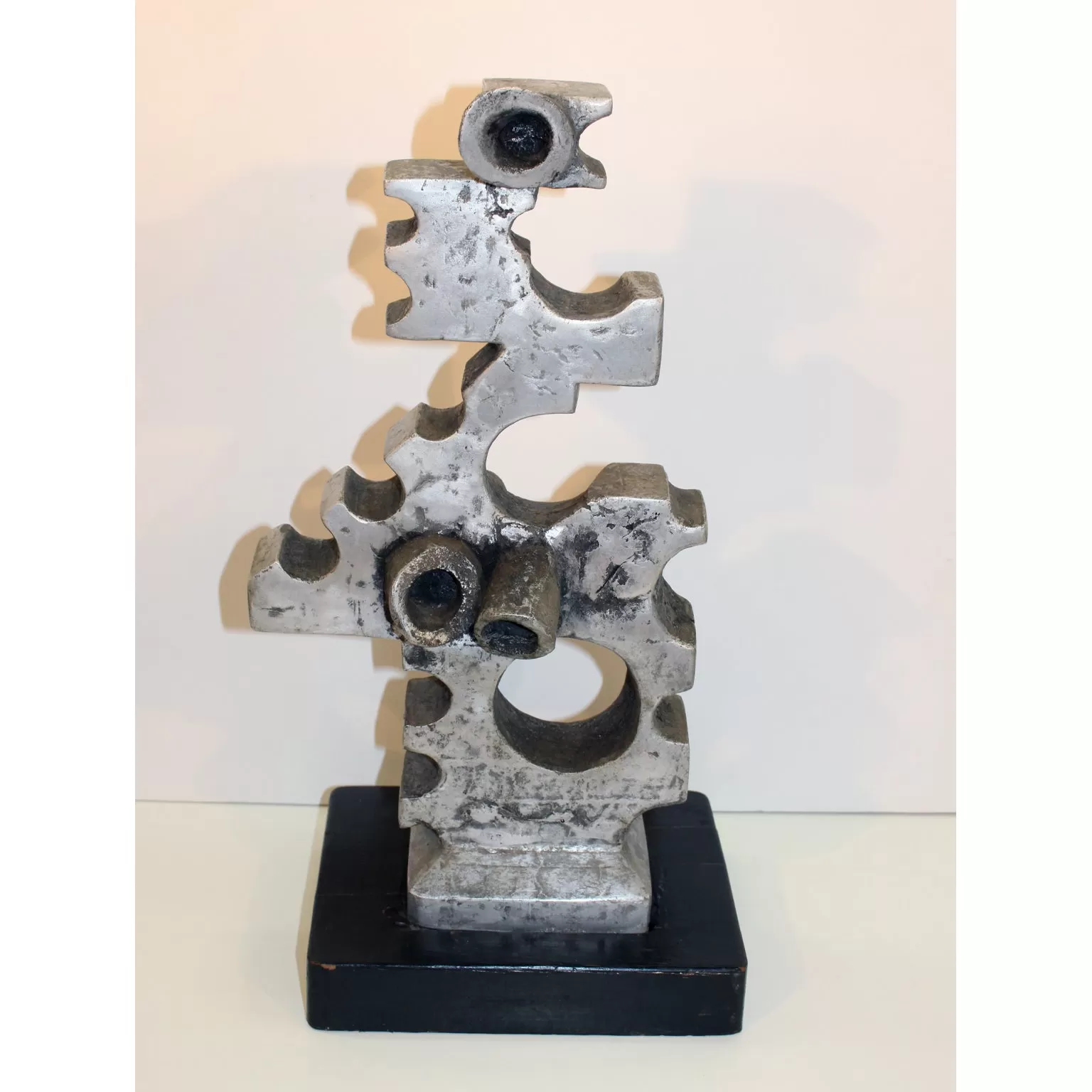 Aluminum Cast Machine Age Sculpture