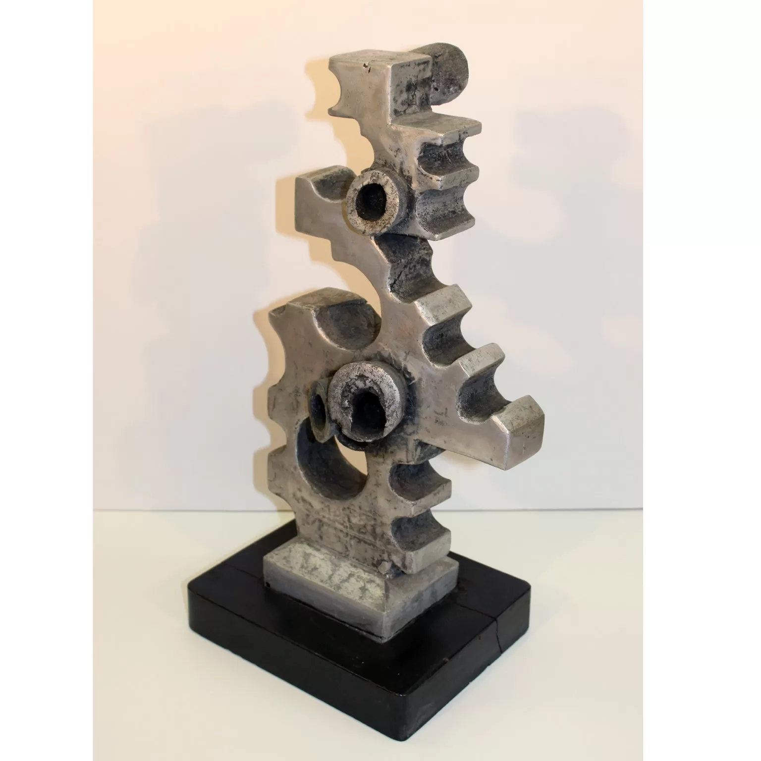 Aluminum Cast Machine Age Sculpture