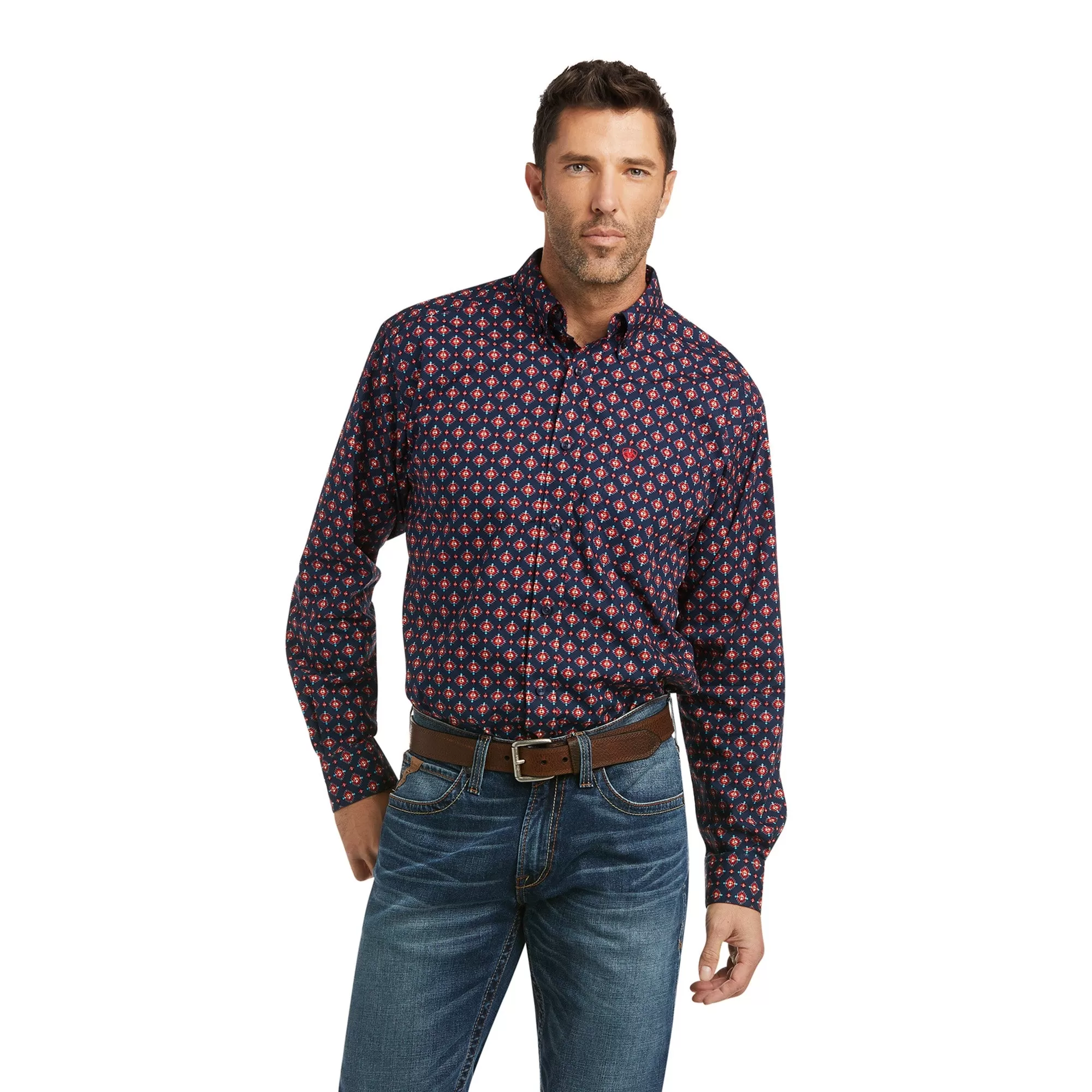 Ariat Mens Piero Classic LS Old Navy Shirt