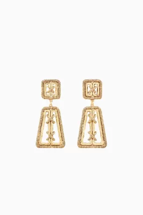 Aurelie Bidermann Caliche Earrings - Gold