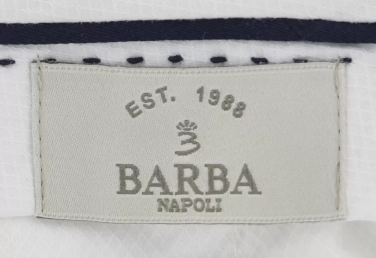 Barba Napoli White Pants