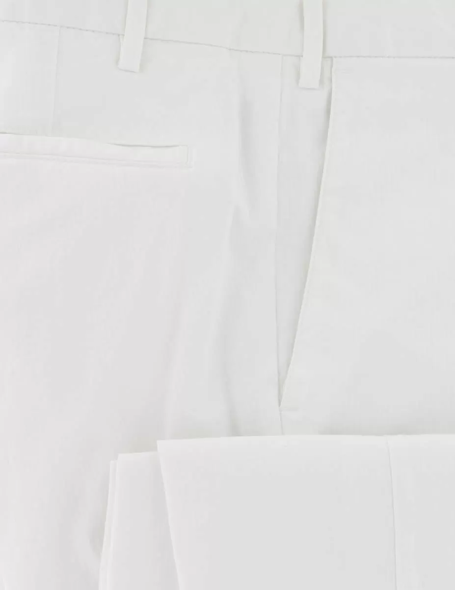 Barba Napoli White Pants