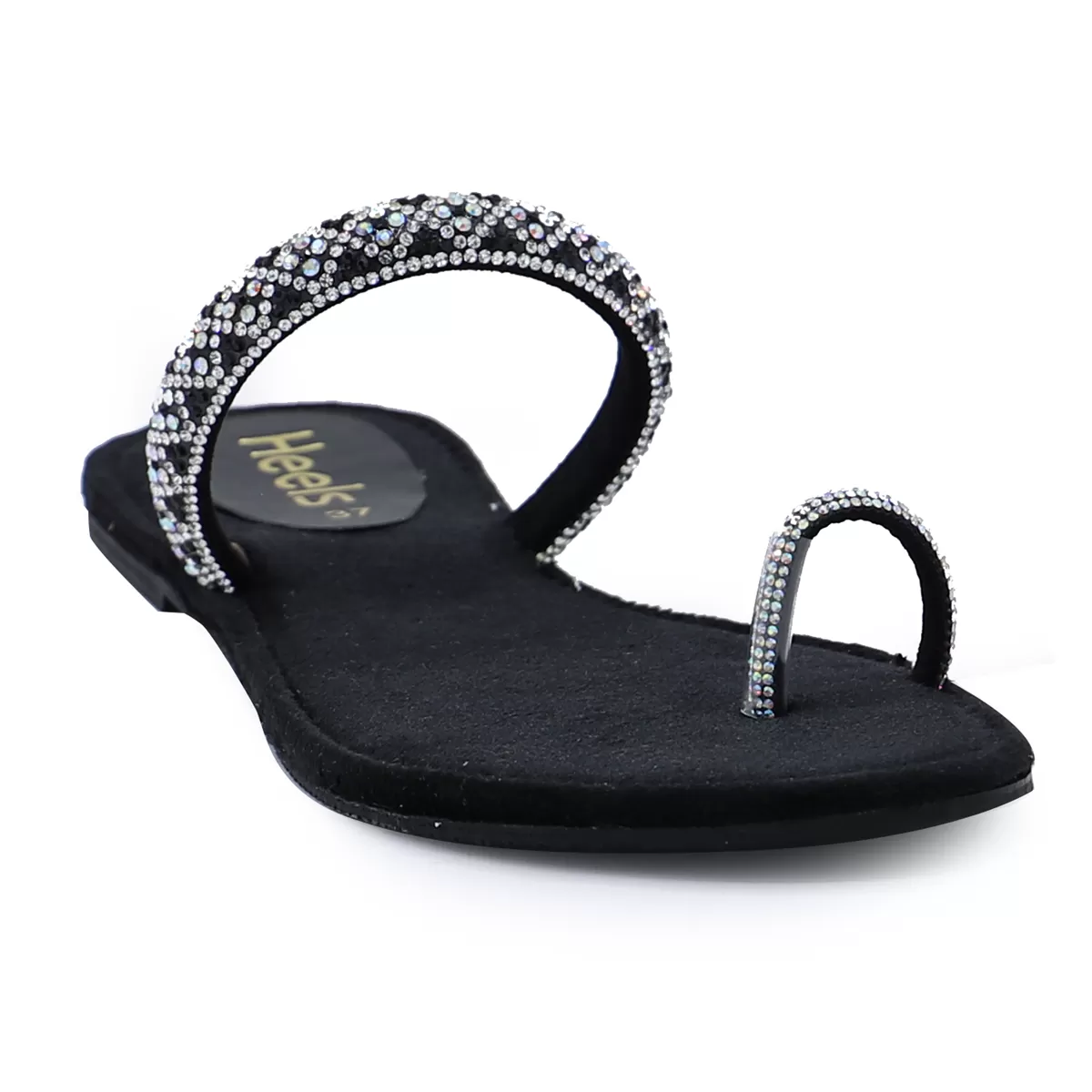 Black Casual Chappal 000332