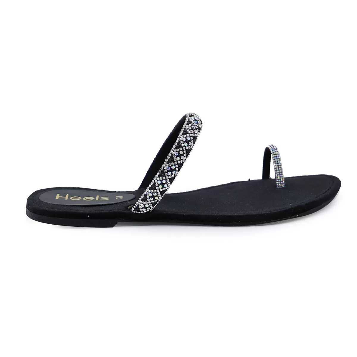 Black Casual Chappal 000332