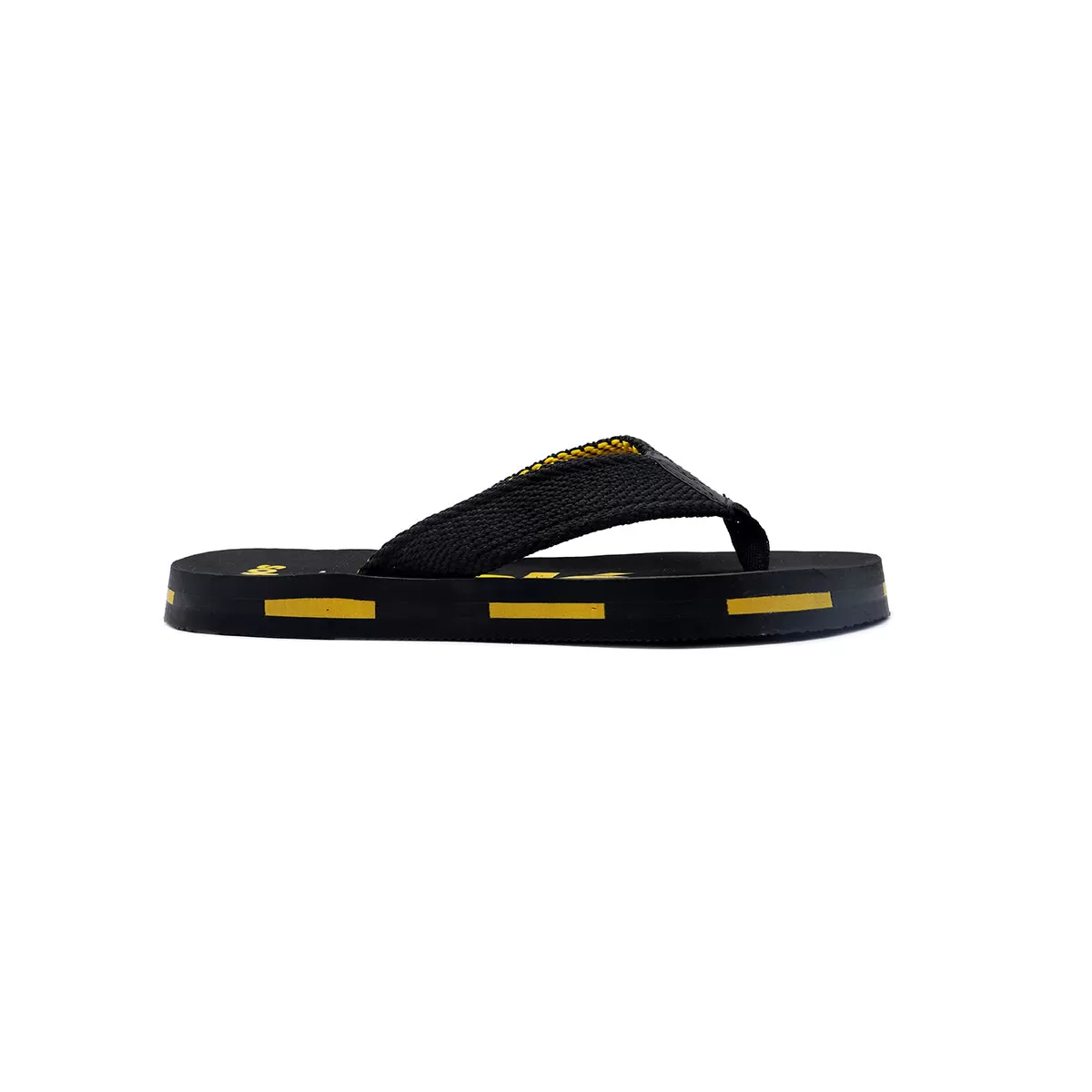 Black Casual Chappal M00000001