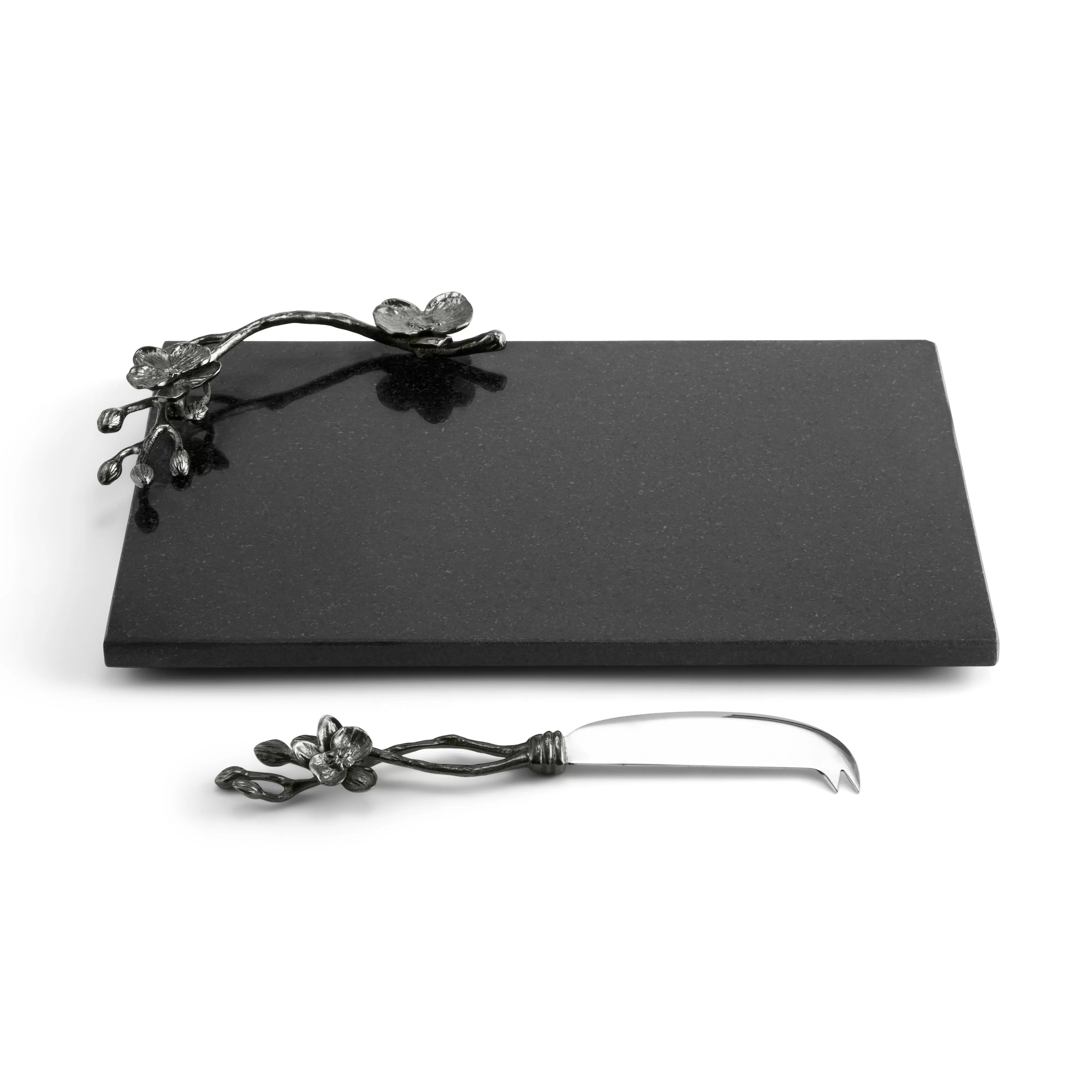 Black Orchid Cheese Board with Knife