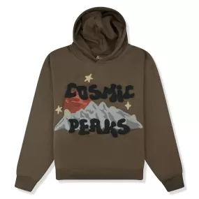 Broken Planet Cosmic Peaks Cinder Brown Hoodie