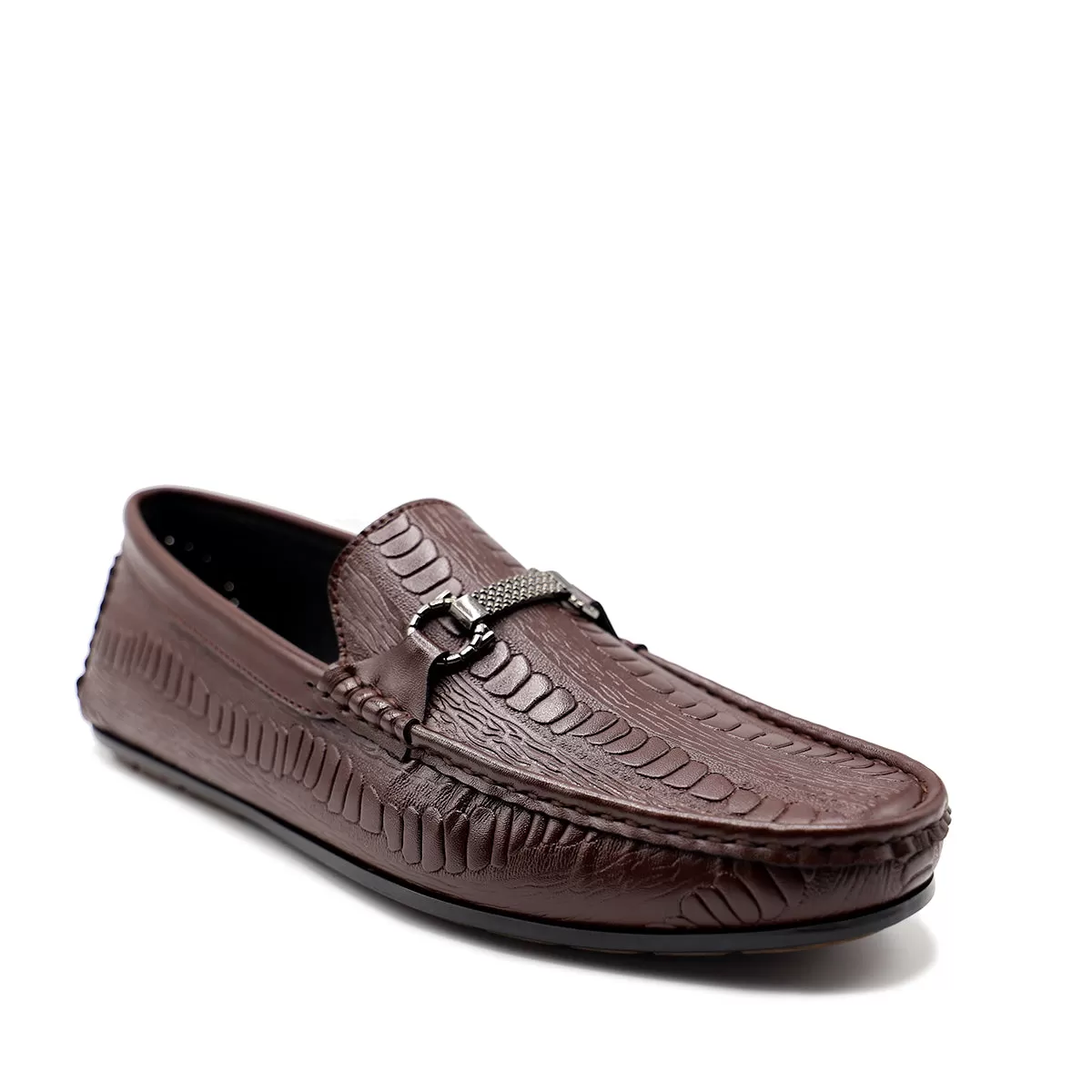 Brown Casual Slip On  165136