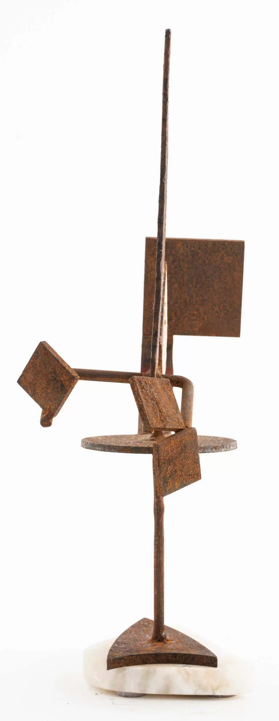 Brutalist Modern Abstract Metal Sculpture