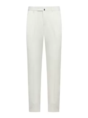 cotton blend trousers