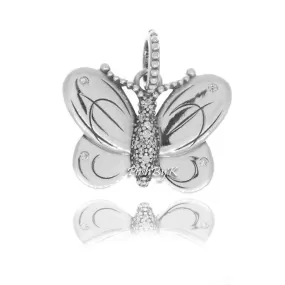 Decorative Butterfly Pendant Charm 397933CZ