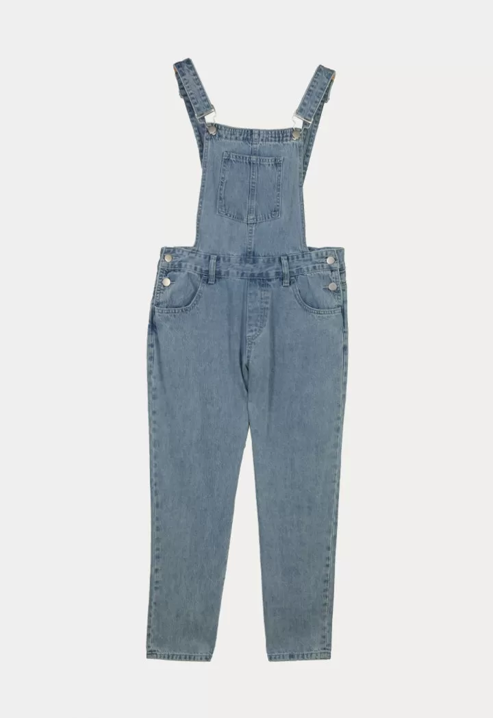 Denim Dungarees Jumpsuit