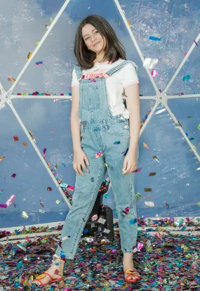 Denim Dungarees Jumpsuit