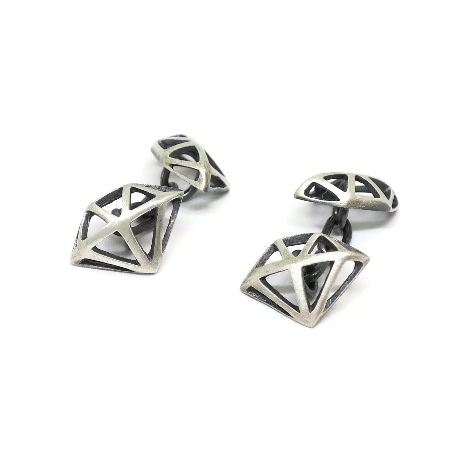 diamond cufflinks