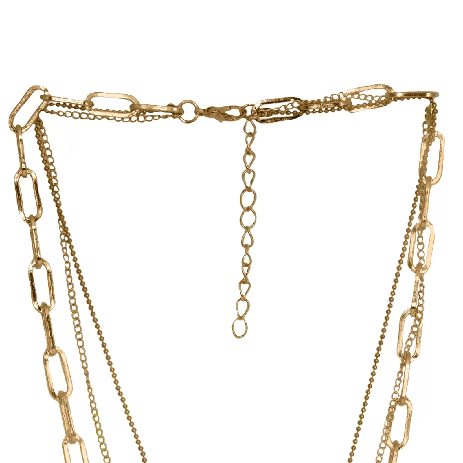 Etta Gold Link Chain Layered Necklace