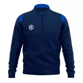 FC Contrast 1/4 Zip - Navy/Royal