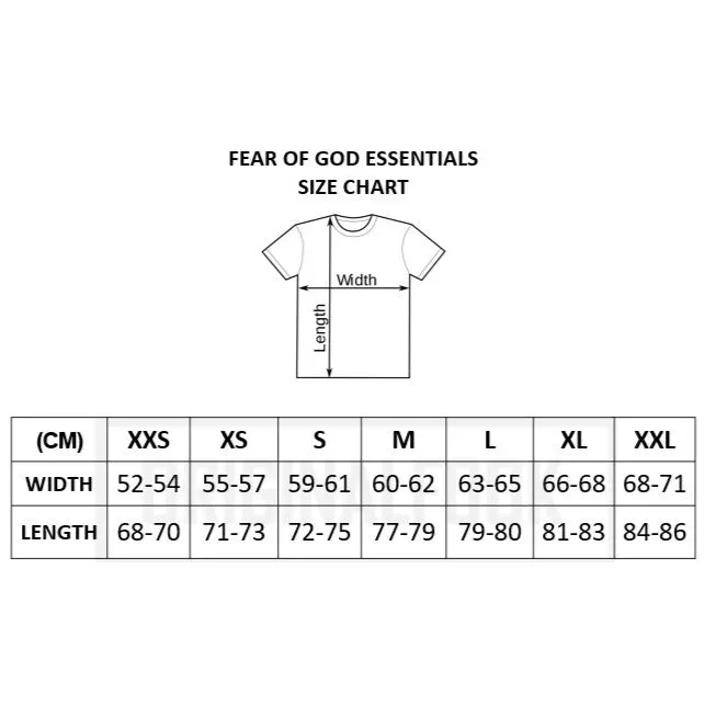 FEAR OF GOD Essentials Felt Logo Tee Wood