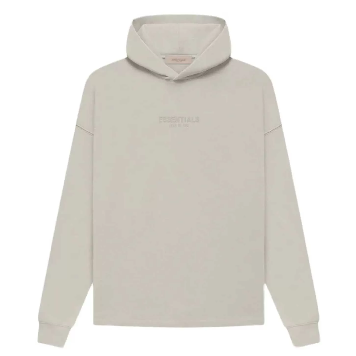 FEAR OF GOD ESSENTIALS PULL-OVER HOODIE RELAXED HOODIE SMOKE