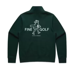 Fine Golf The Golf Girl 1/4 Zip Sweatshirt - Pine Green