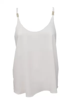 Fly Girl Women's casual tank top 2404/05 white