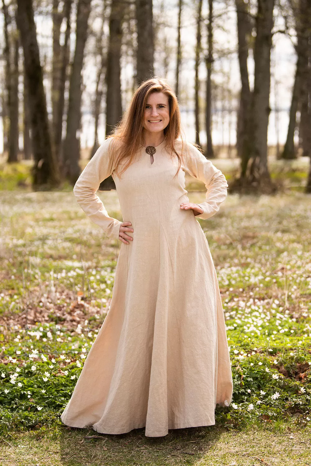 Frya Viking Linen Dress