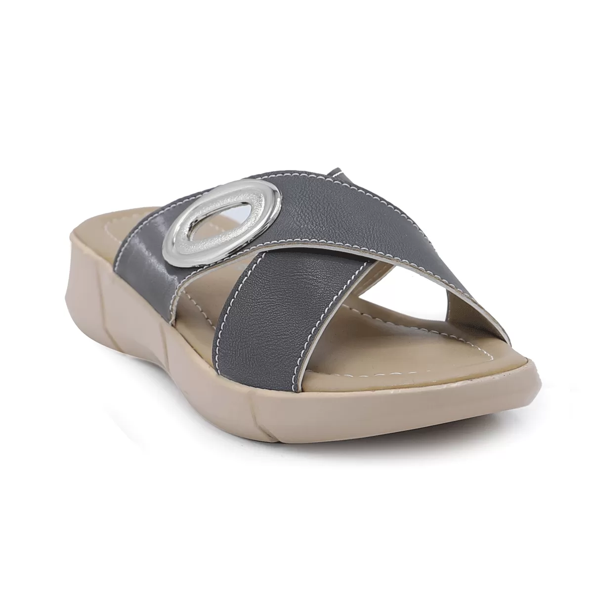 Grey Casual Slipper 074123