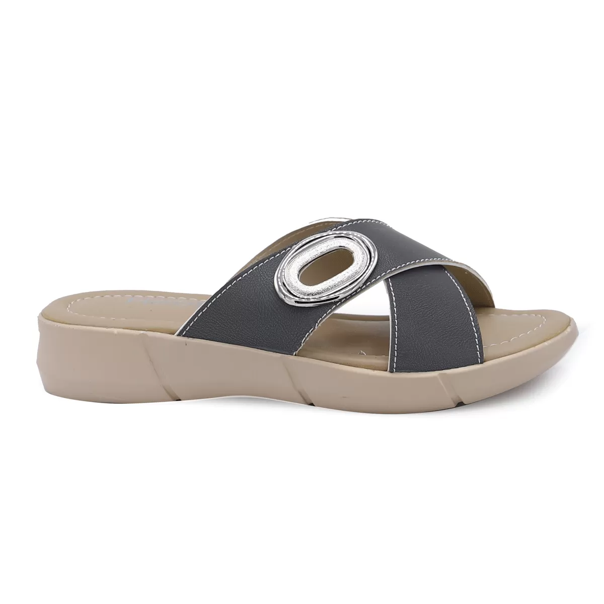 Grey Casual Slipper 074123