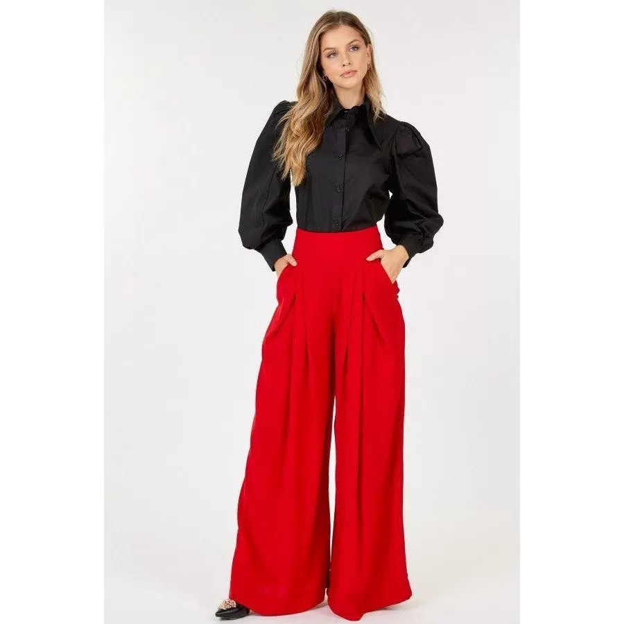 High Waist Palazzo Pants