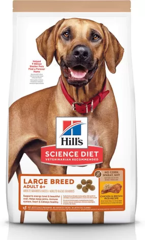 Hill's Science Diet Senior 6  No Corn, Wheat, Soy Chicken Large Breed Adult Dry Dog Food