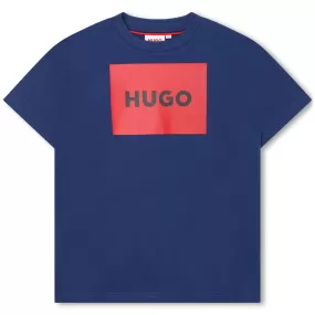 HUGO Boys Blue T-Shirt_G25132-811