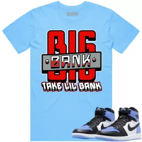 Jordan 1 UNC Toe 1s Shirt to Match - RED BIG BANK