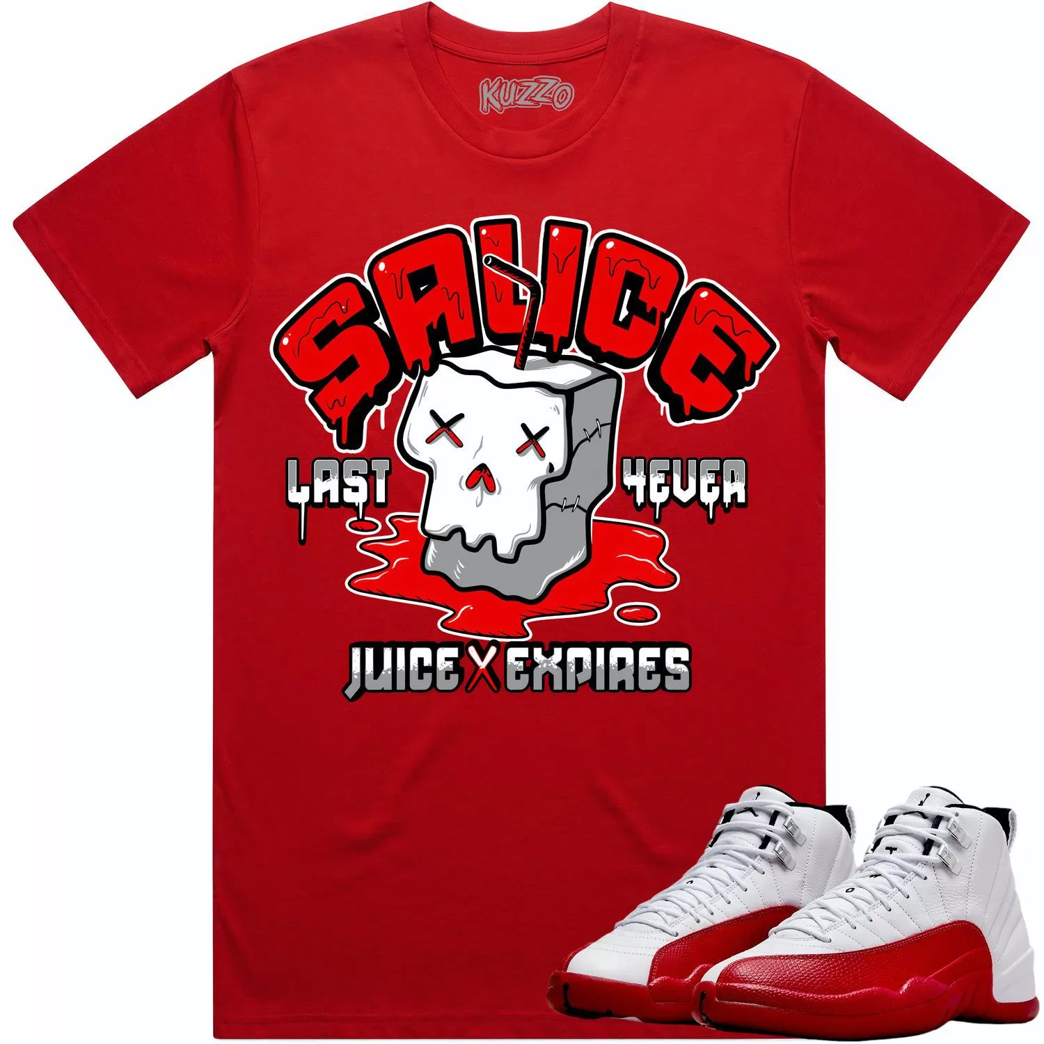 Jordan 12 Cherry 12s Shirt to Match - RED SAUCE