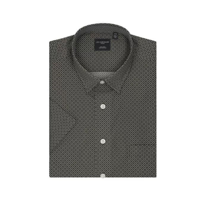 Leo Chevalier Short Sleeve Sport Shirt Sage - 620364 5400