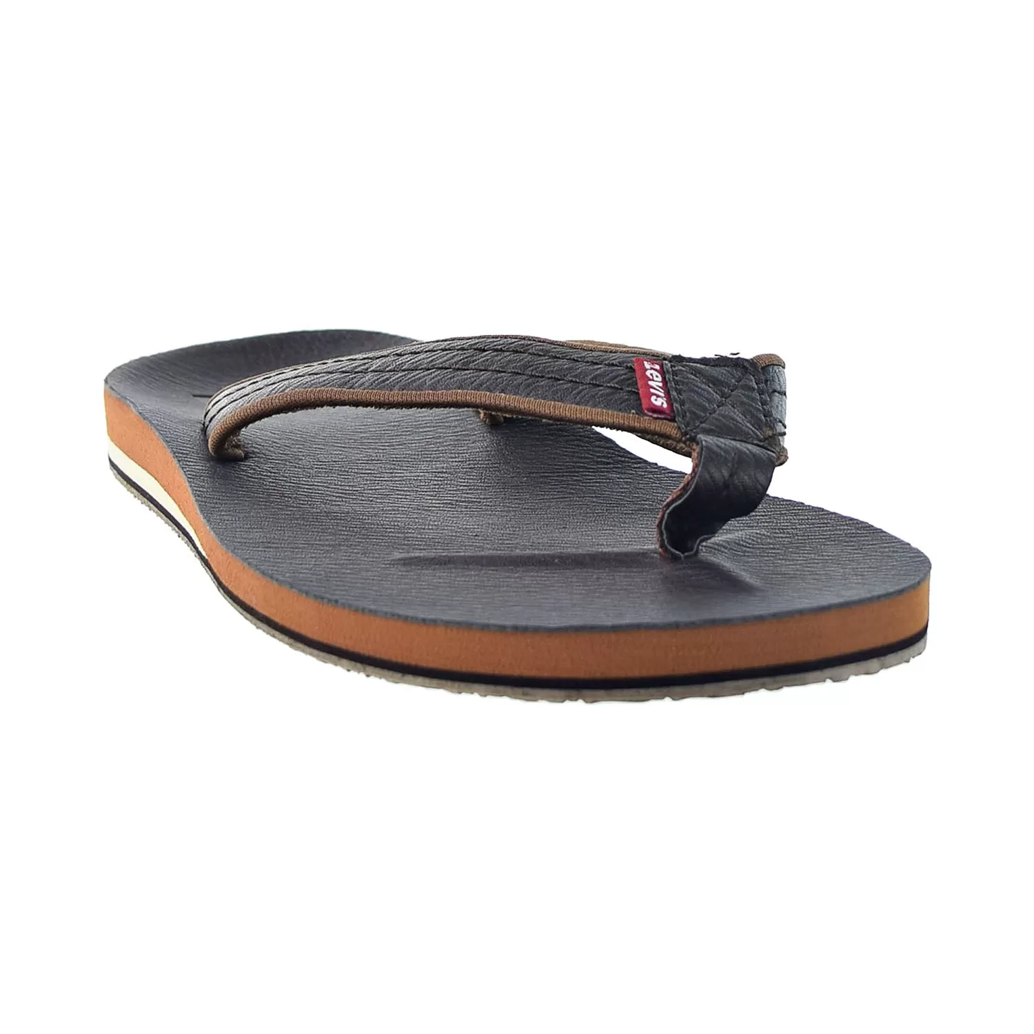 Levis Kyle J Men's Sandal Dark Brown-Brown