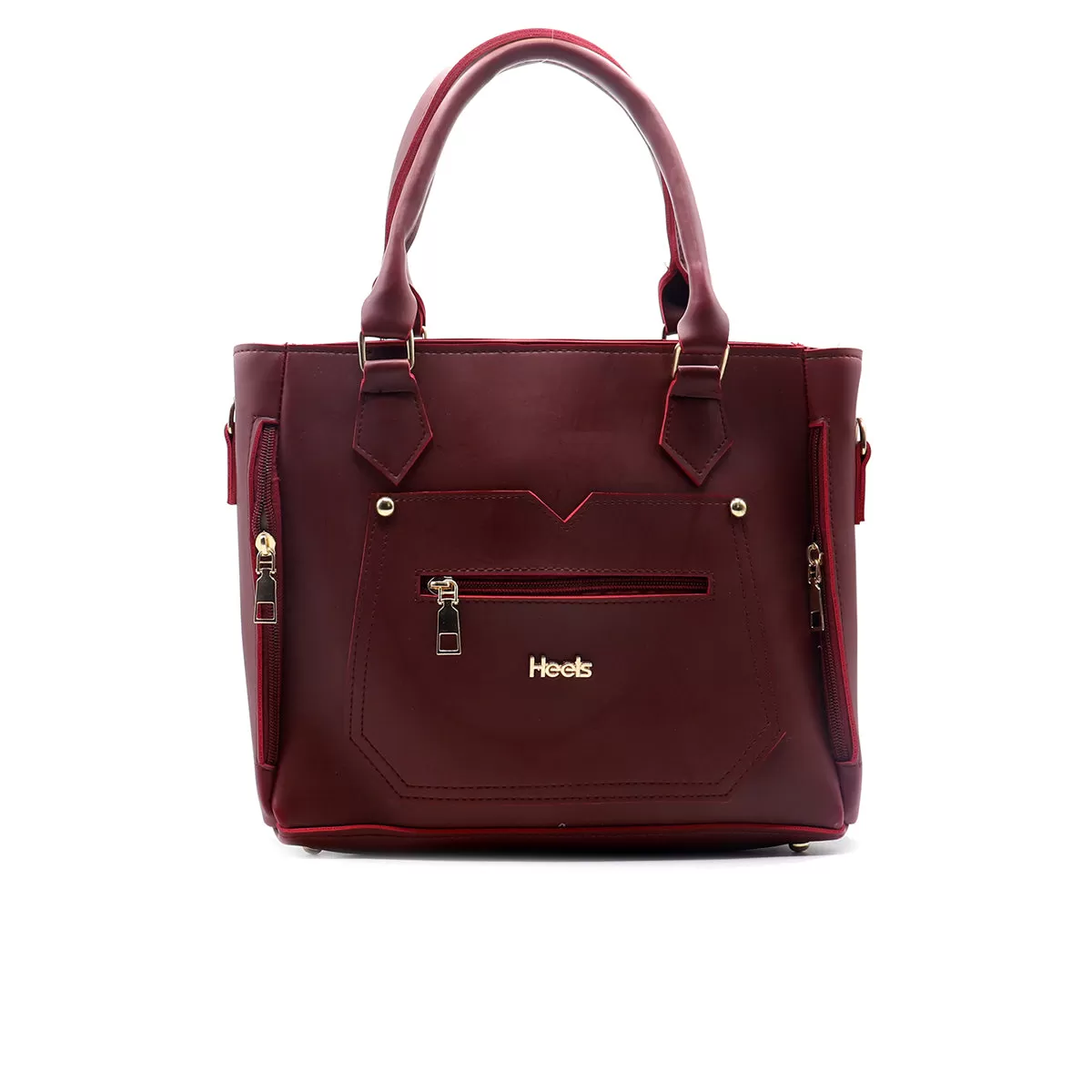 Maroon Casual Hand Bag P00P01165