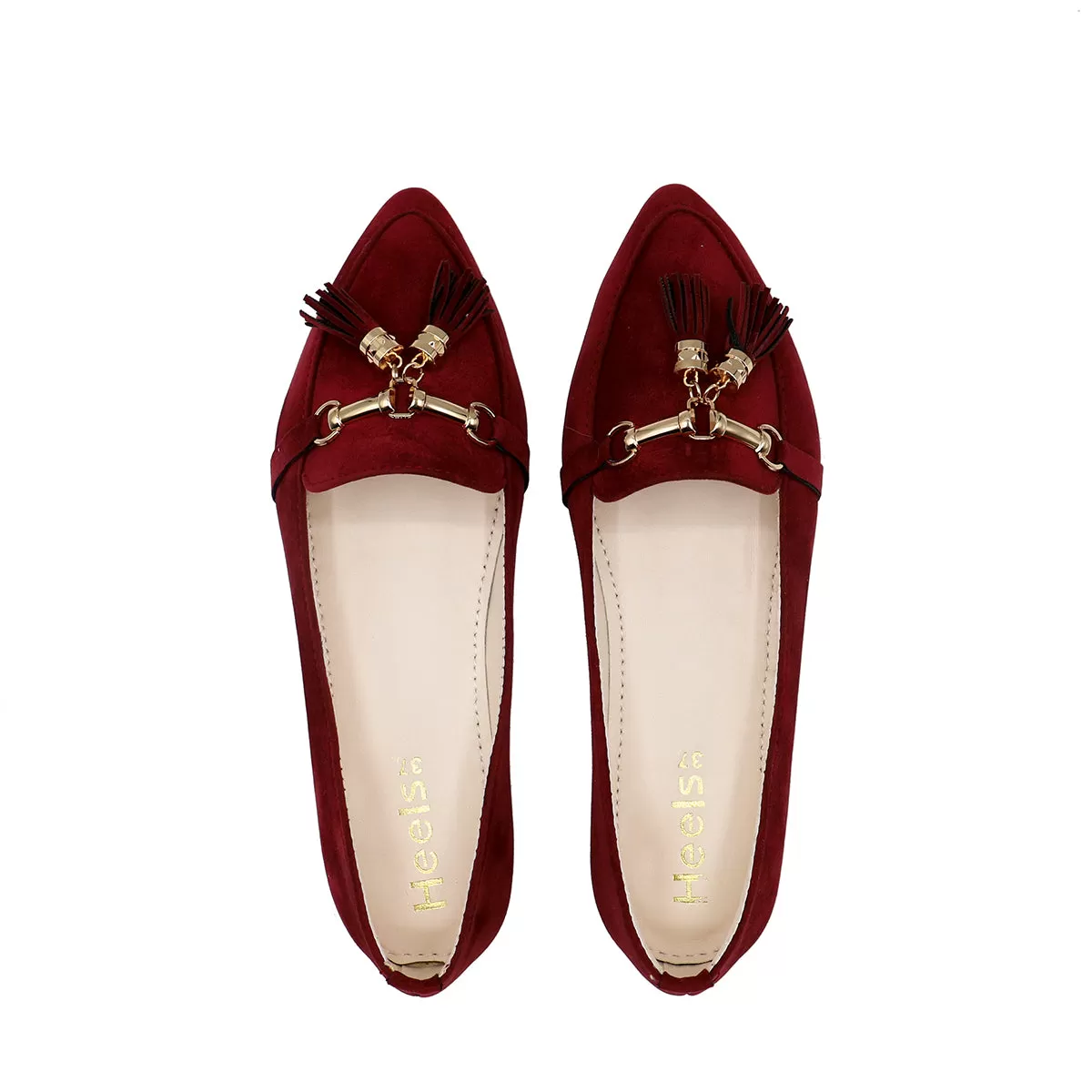 Maroon Formal Pumps 090709