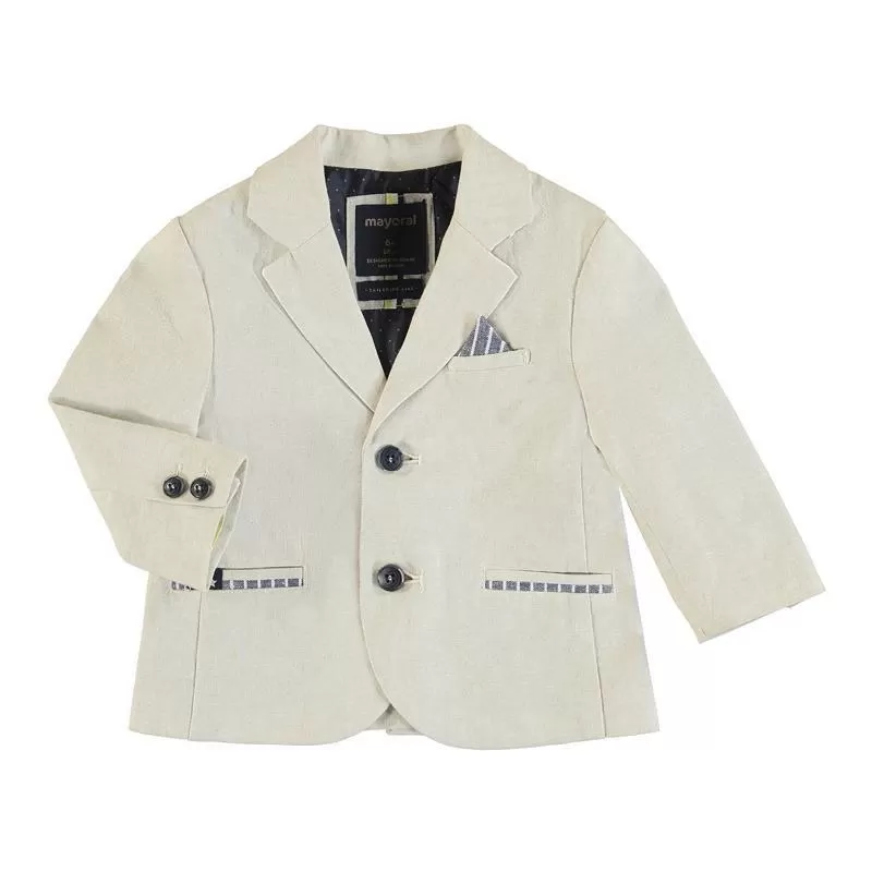 Mayoral Baby Formal Linen Blazer