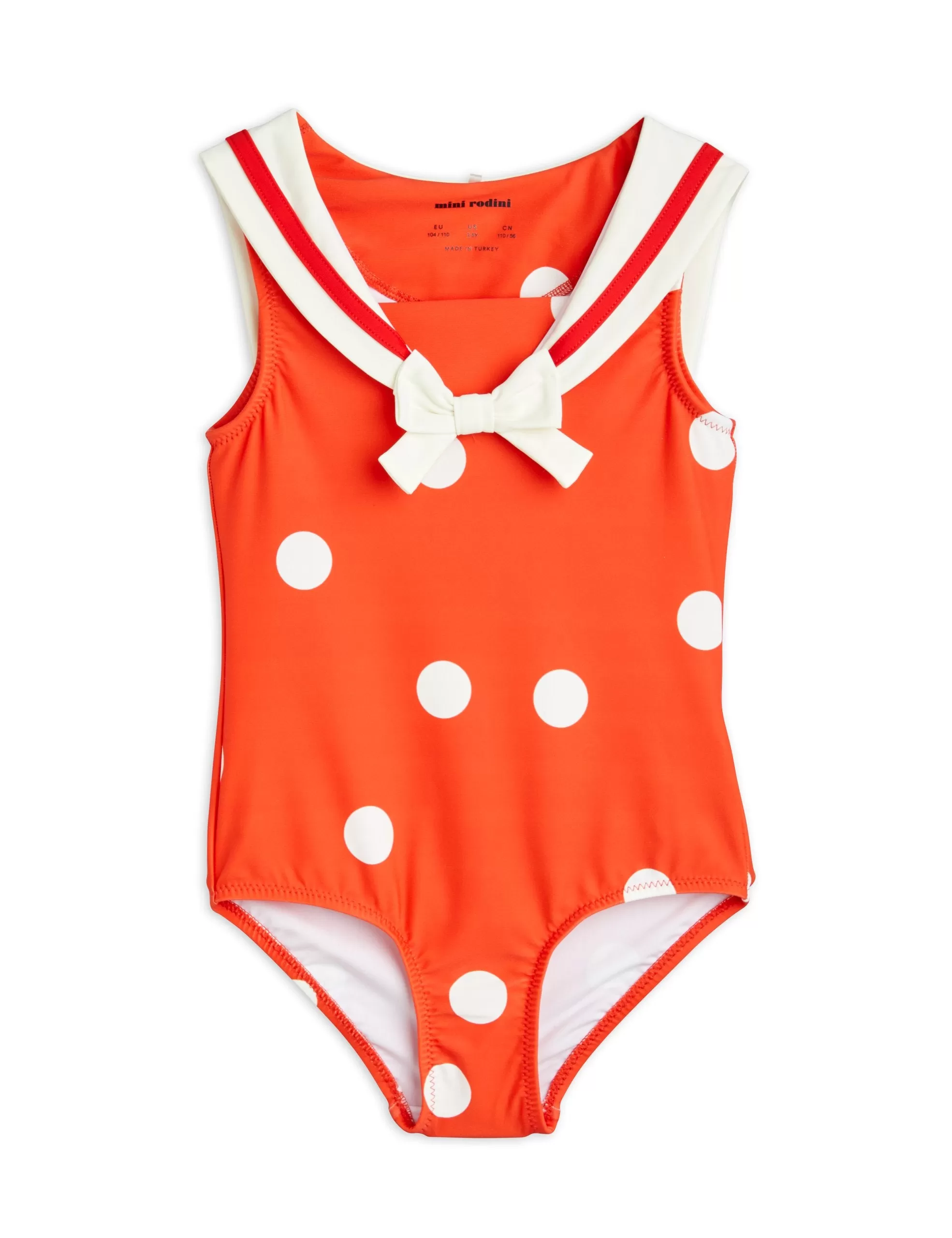 Mini Rodini | Sailor polka dot swimsuit