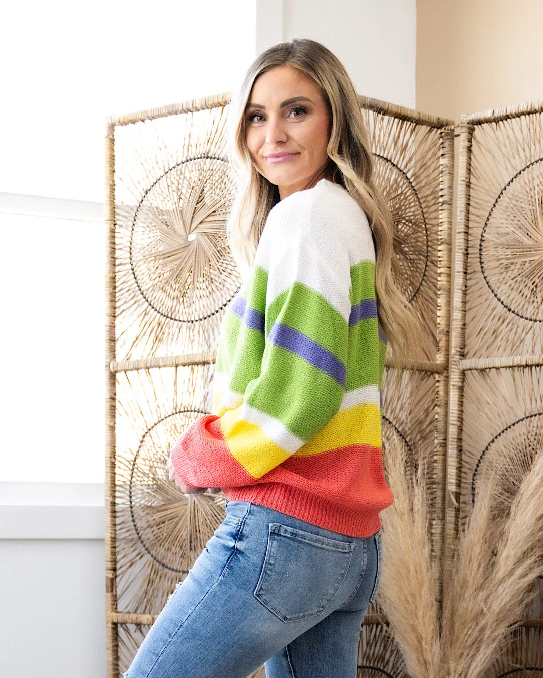 NEW! Cecilia Spring Striped Sweater