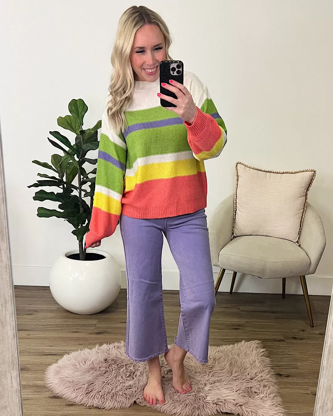 NEW! Cecilia Spring Striped Sweater