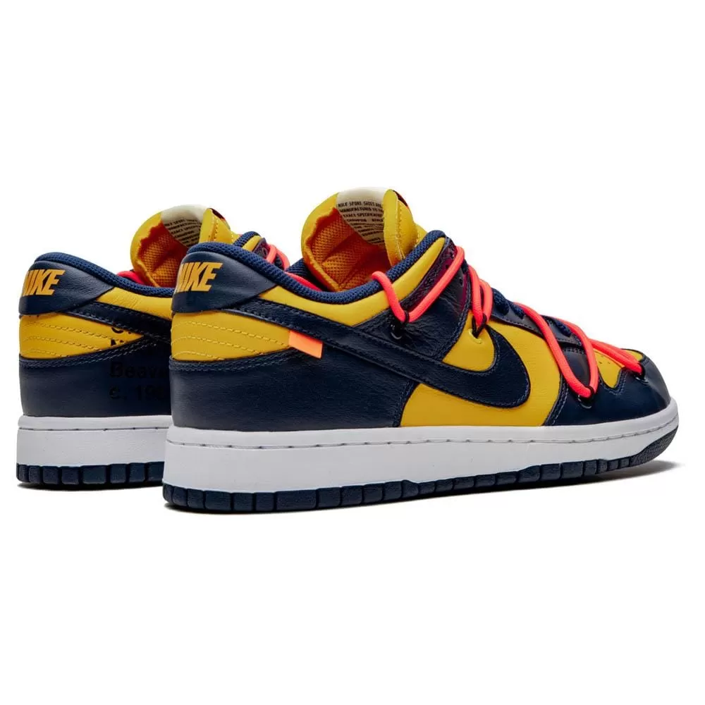 Nike Dunk Low Off-White University Gold Midnight Navy