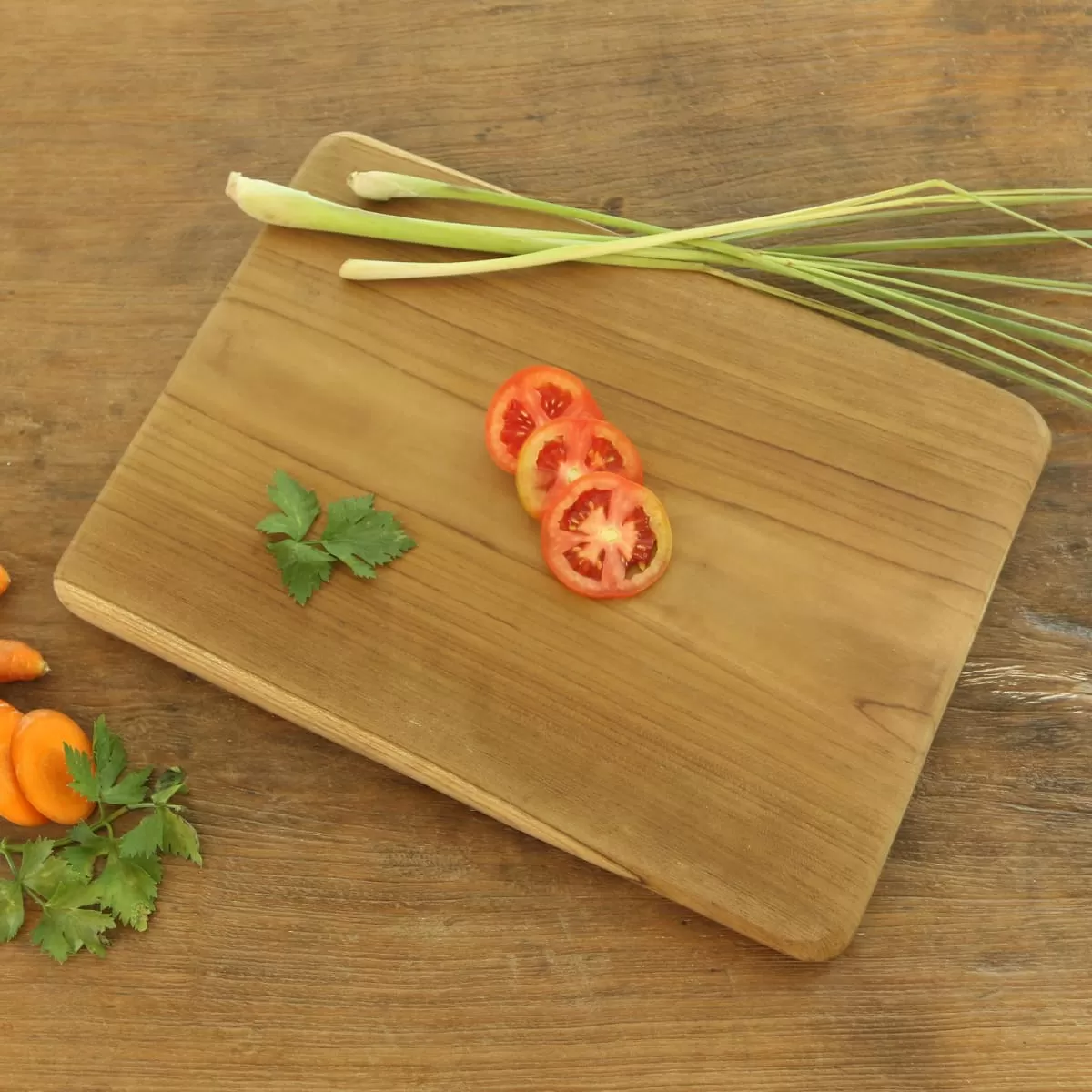 Novica Cutting Classic Teak Wood Cutting Board