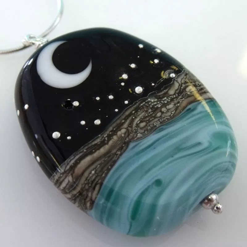 ocean at night pendant